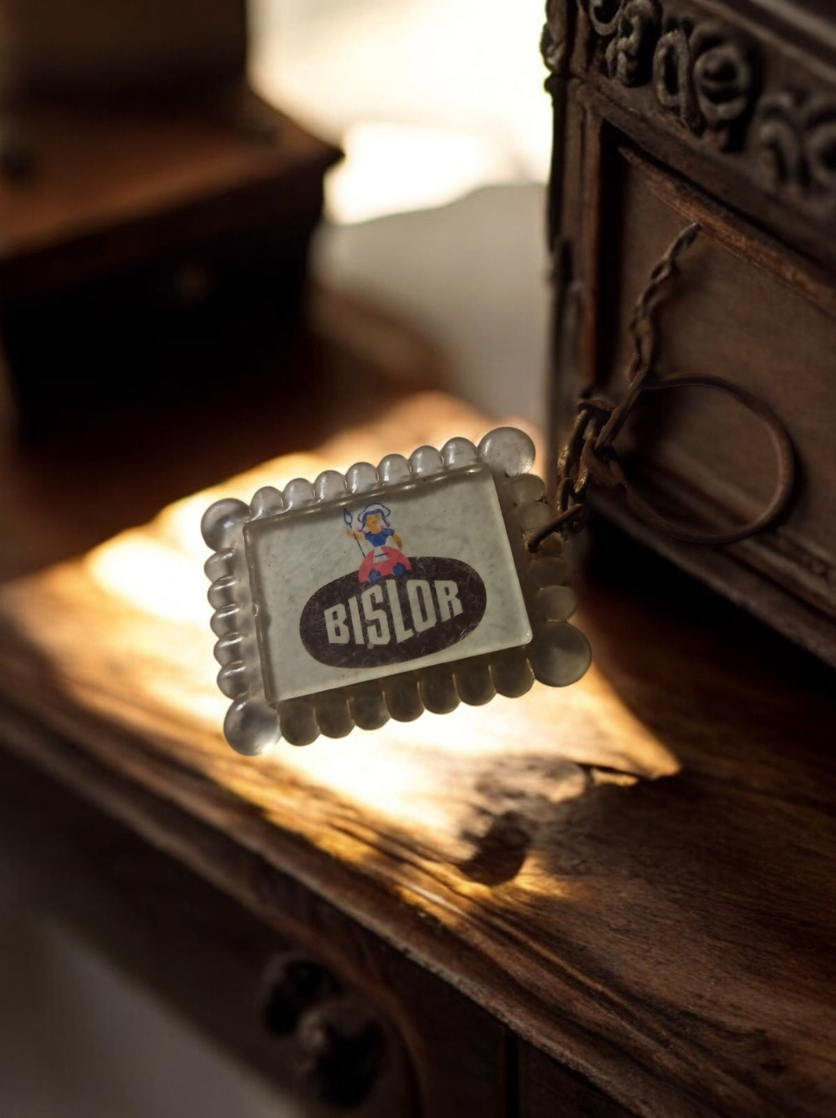 Porte-clés vintage publicitaire Bislor