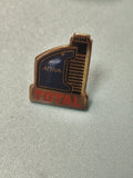 Vintage pin's TOTAL Activa ancien, publicitaire bleu rouge collection (Ref 5)