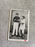 CPA humoristique S.38 "Une boule pour deux" mime clown noir et blanc