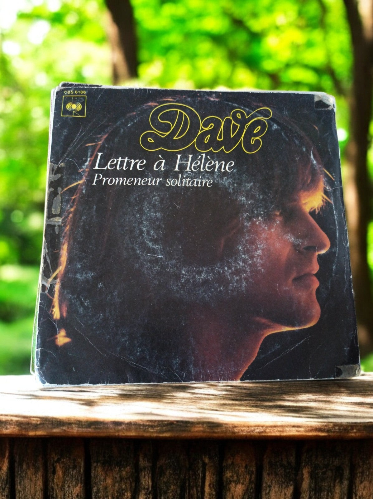 Vinyle 45 tours Dave Lettre à Hélène CBS vintage pochette d’origine rare