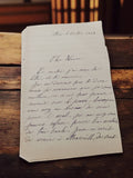 Lettre manuscrite ancienne 1929 écriture rétro à Henri correspondance d’époque