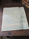 Lettre manuscrite ancienne 1944 Guerre 39-45 témoignage épistolaire vintage