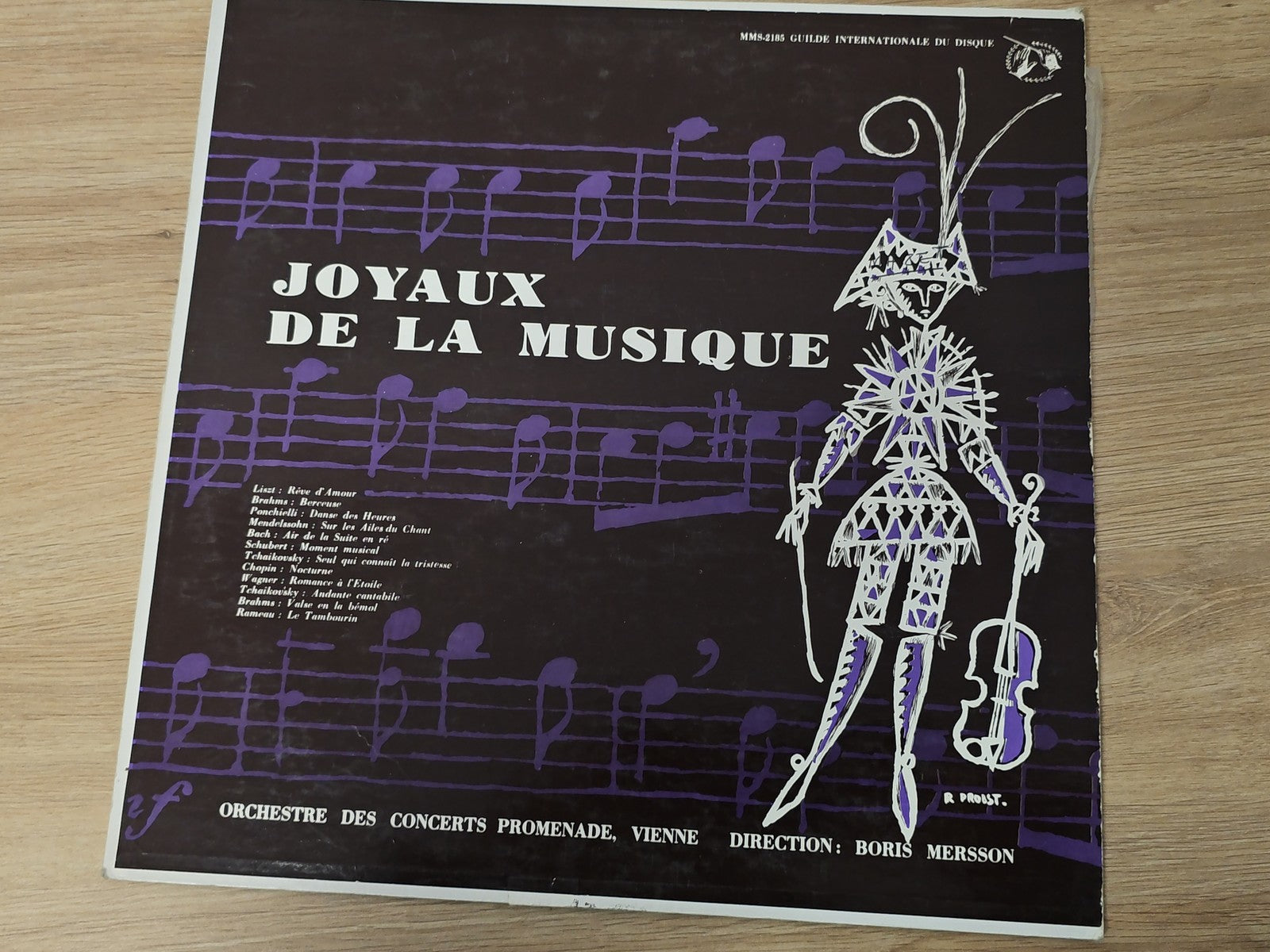 Vinyle 33 tours ancien Joyaux de la musique rétro collection vintage rare