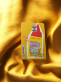 Carte téléphonique vintage Télécarte 50 puce jaune "ma cabane" rare