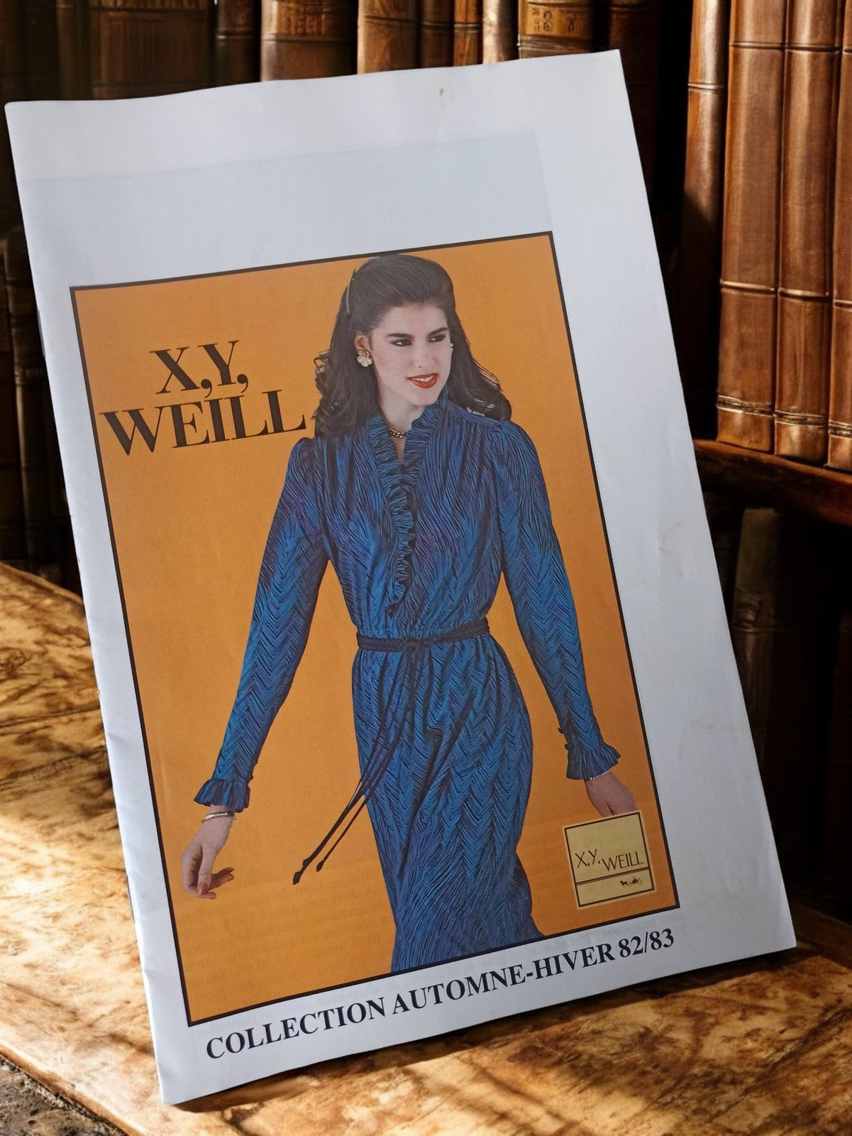 Patron couture X.Y. Weill vintage 1982-83, collection automne-hiver, ancien modè