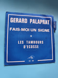 Vinyle 45 tours Gérard Palaprat Fais-moi un signe AZ SG305 pochette bleue