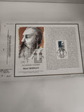 Feuillet CEF Henri Moissan Les Hommes Célèbres philatélie timbre France Nobel