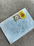 Lettre affranchie Togo 1994 timbres 90f République Togolaise philatélie