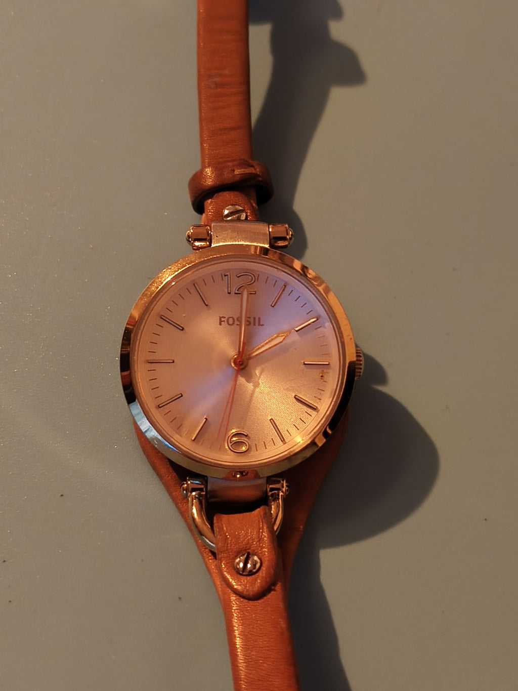 Montre Fossil ES3565 femme, montre-bracelet élégante d'occasion, marque Fossil