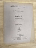 Ancien livre partitions Moussorgsky Gopak violon piano Durand vintage