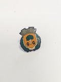 Pin's ancien rétro GG, badge vintage collection, accessoire broche années 90