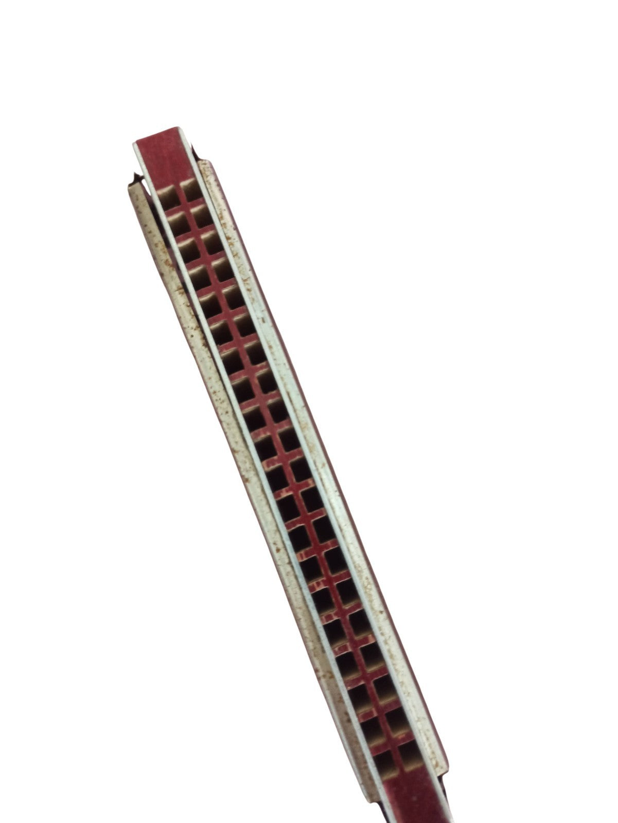 Harmonica ancien Musica Steyr Autriche vintage, plaque métal gravée rétro