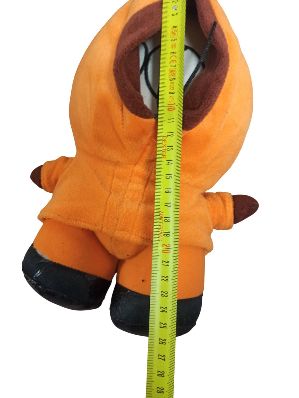 Peluche vintage South Park Kenny orange ancien jouet rétro d'occasion rare
