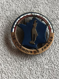 Médaille ancienne Le Chamois de France École du Ski Français vintage insigne