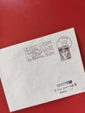 Enveloppe philatélie La Réunion St André timbre illustré cachet Paris
