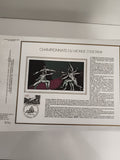 Feuillet philatélique CEF Championnats du Monde d'Escrime 1981 Clermont-Ferrand