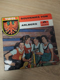 Vintage disque vinyle 45 tours Arlberg ancien rétro collection musique rare