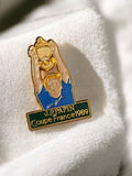 Pin's vintage J.P. Papin OM Coupe de France 1989 football rétro ancien