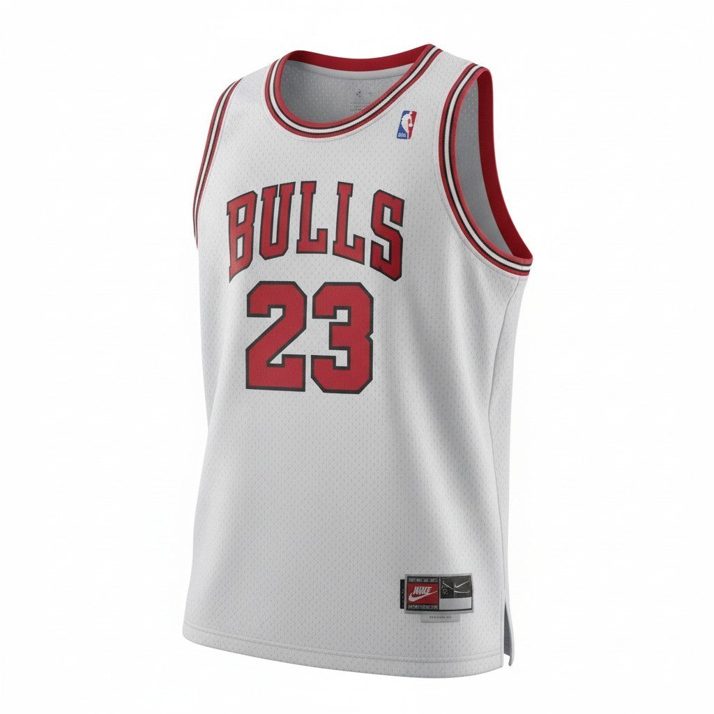 Maillot NBA Chicago Bulls Nike blanc n°23 Jordan taille L basketball