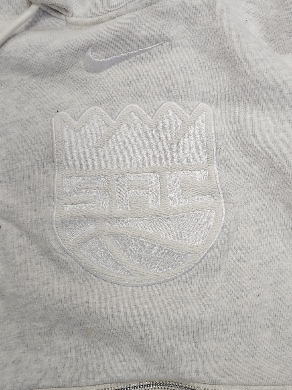 Sweat à capuche Nike homme L gris NBA Sacramento Kings pull confortable