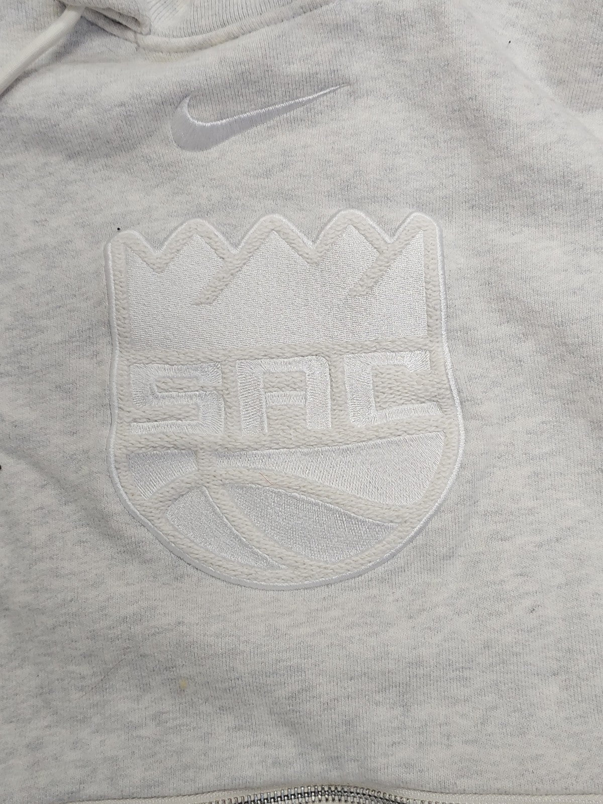 Sweat à capuche Nike homme L gris NBA Sacramento Kings pull confortable