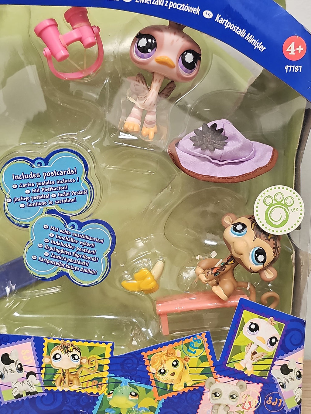 Figurines Littlest Petshop exclusives Postcard Pets 3-Pack animaux miniatures jo
