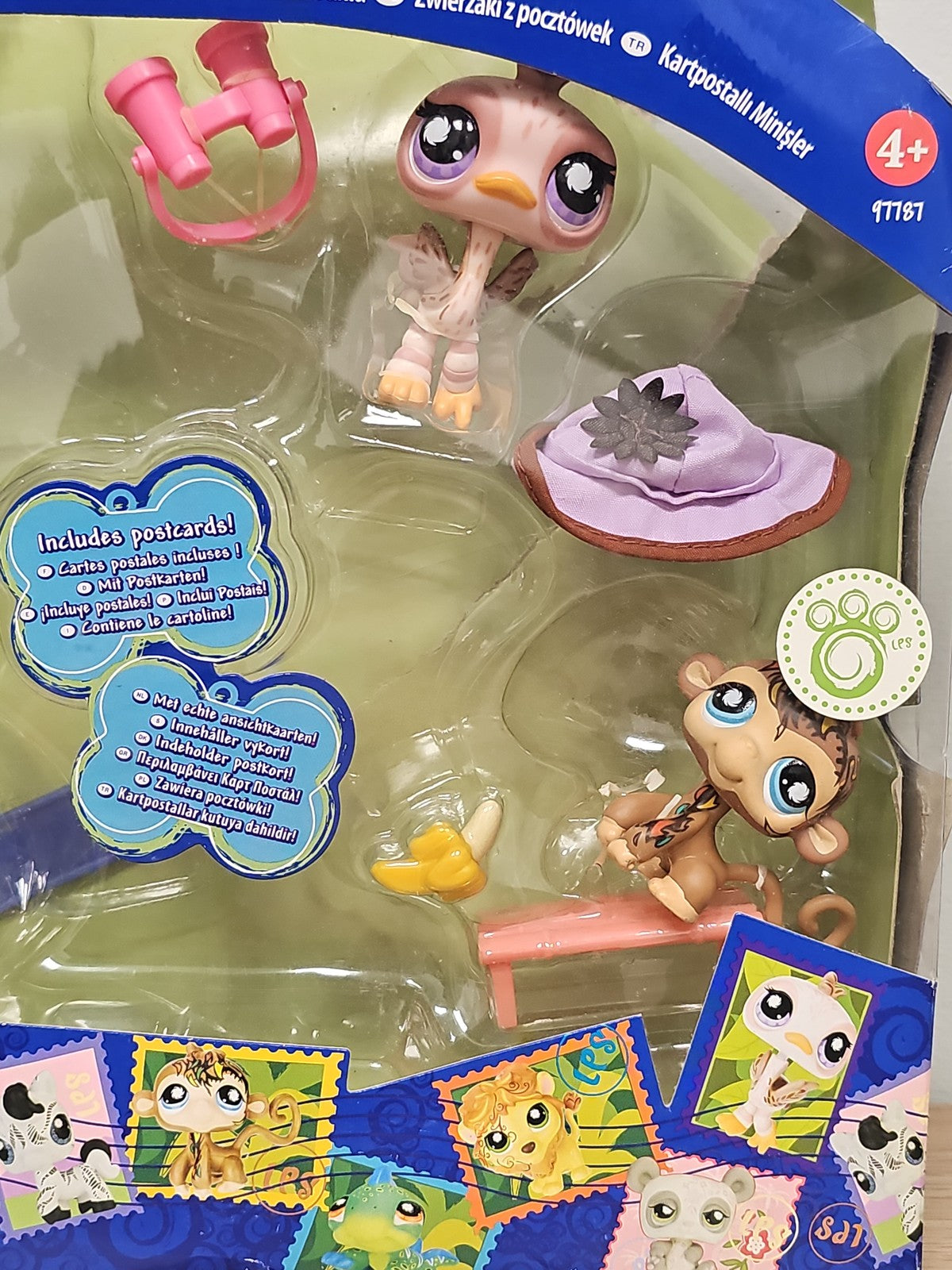 Figurines Littlest Petshop exclusives Postcard Pets 3-Pack animaux miniatures jo