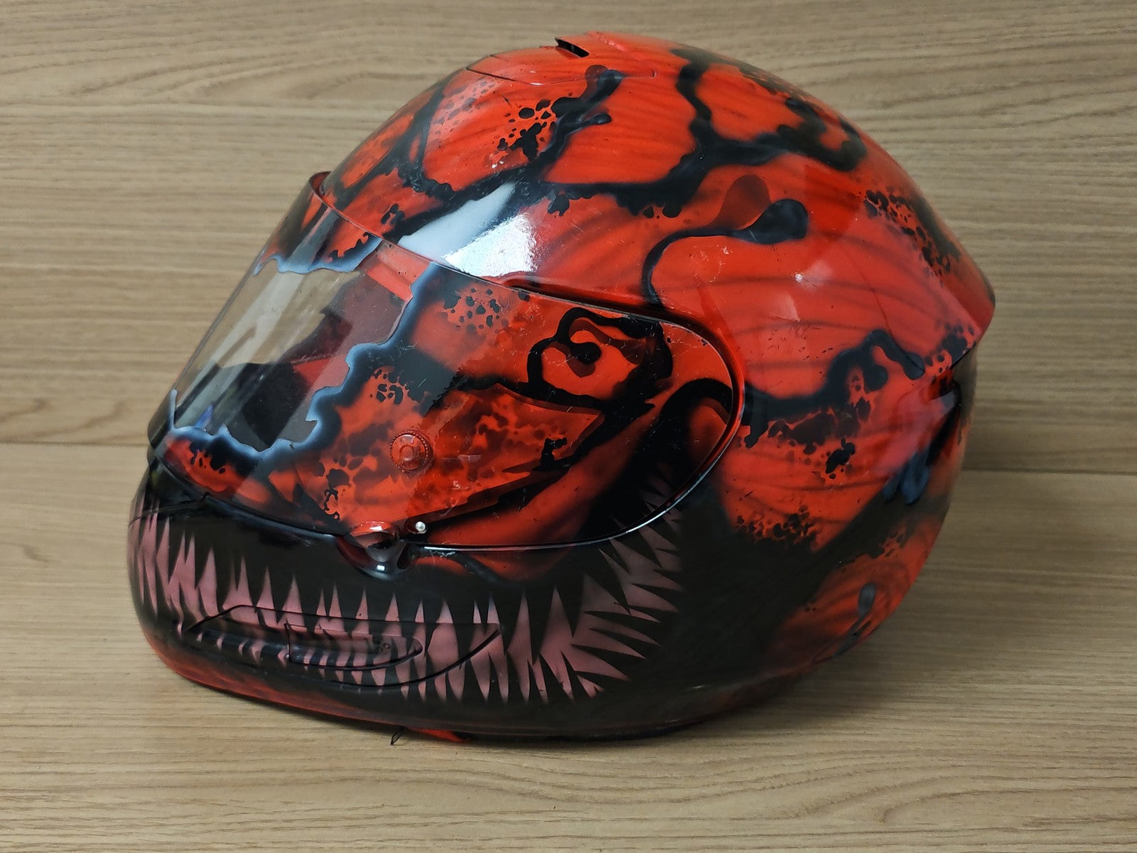 Casque moto collector HJC Venom Spiderman Spyder III JC Design rare occasion vin