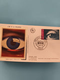 Lettre premier jour Paris 1975 Art et Philatélie Grand Palais cachet FDC