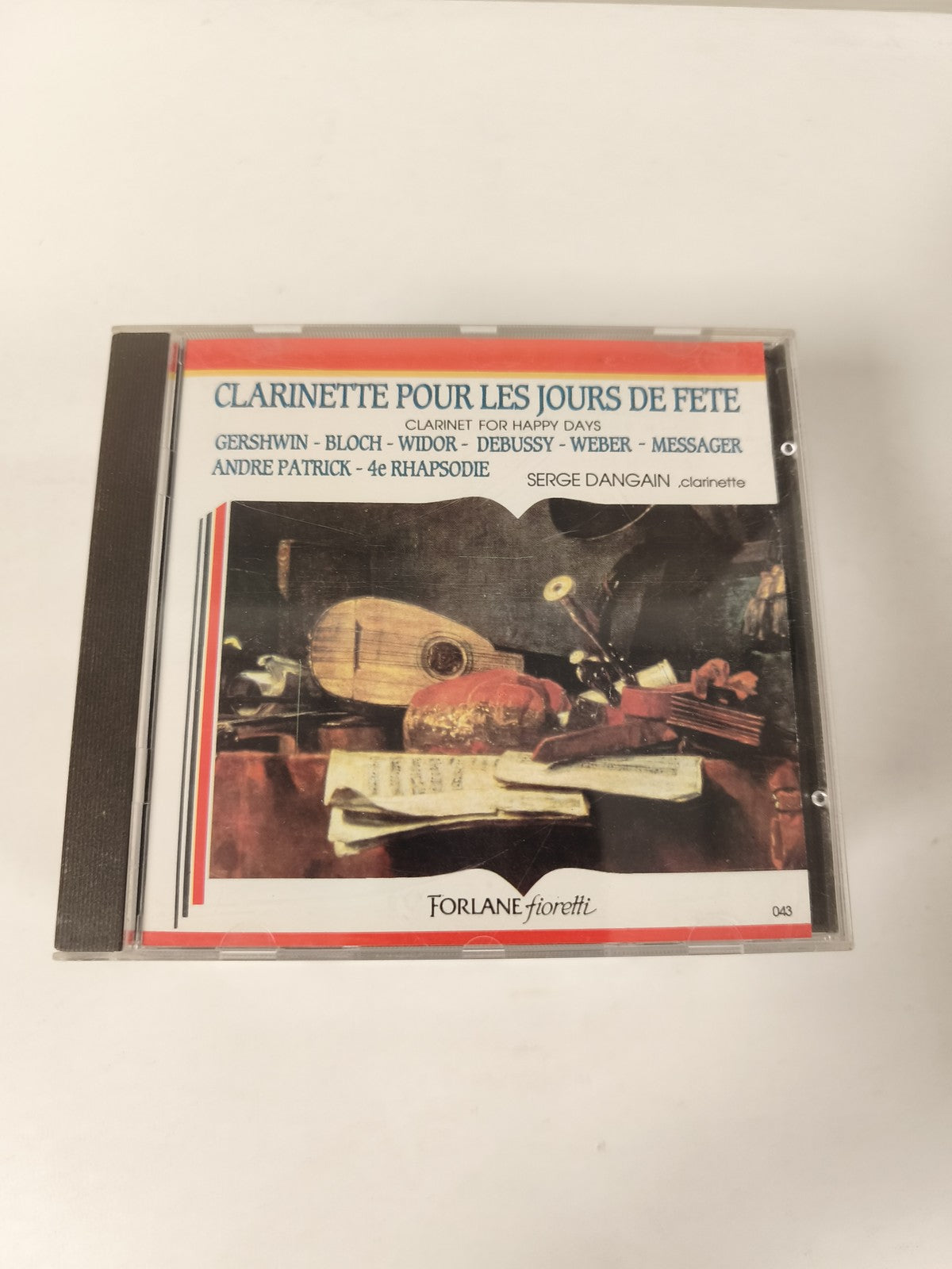 CD Clarinette Pour Les Jours de Fête Serge Dangain Forlane Fioretti