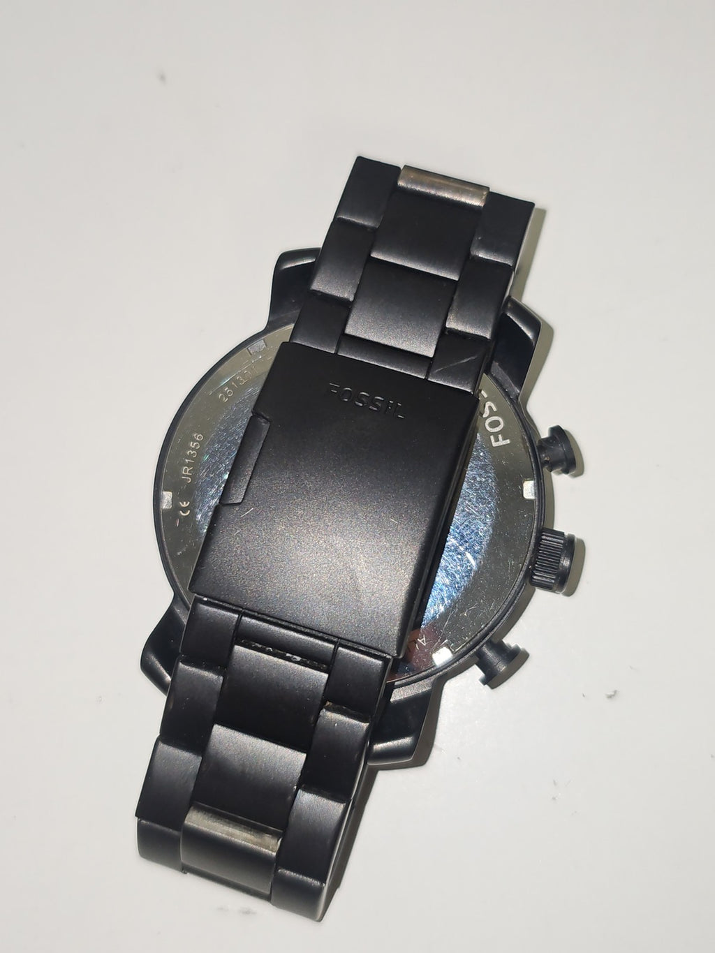 Montre homme Fossil fonctionnelle, montre-bracelet élégante d'occasion, accessoi