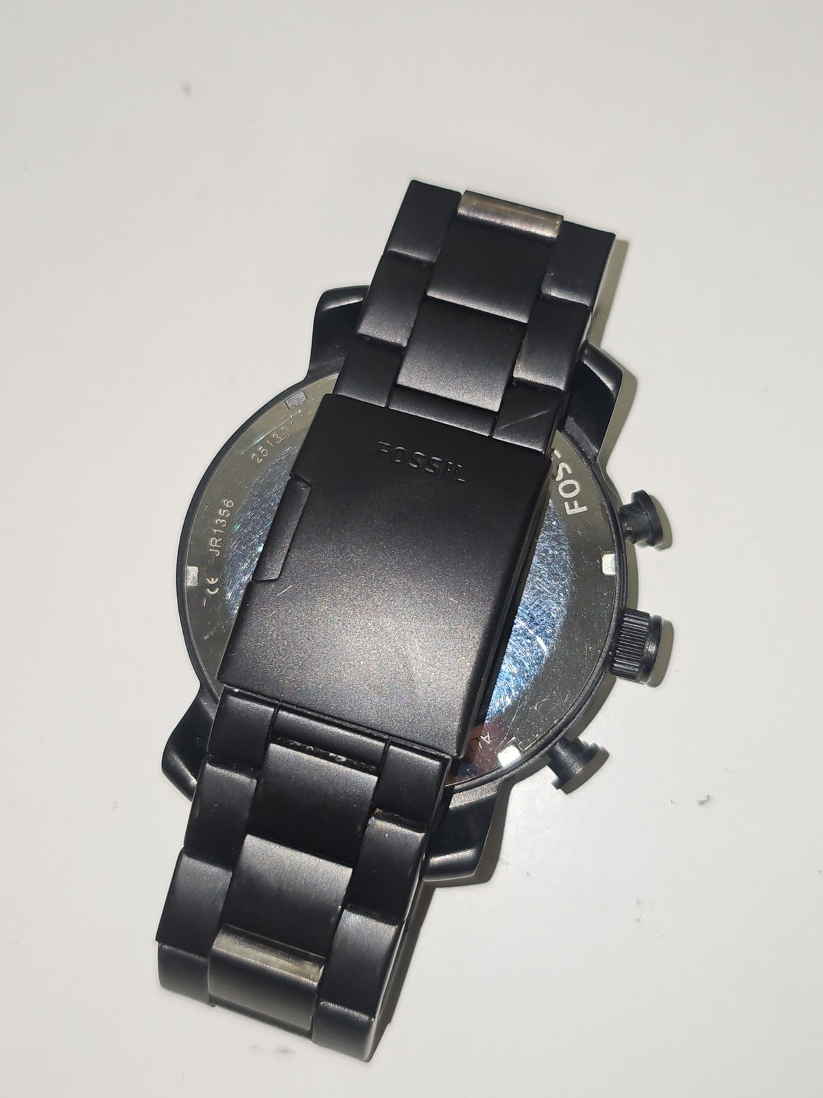 Montre homme Fossil fonctionnelle, montre-bracelet élégante d'occasion, accessoi