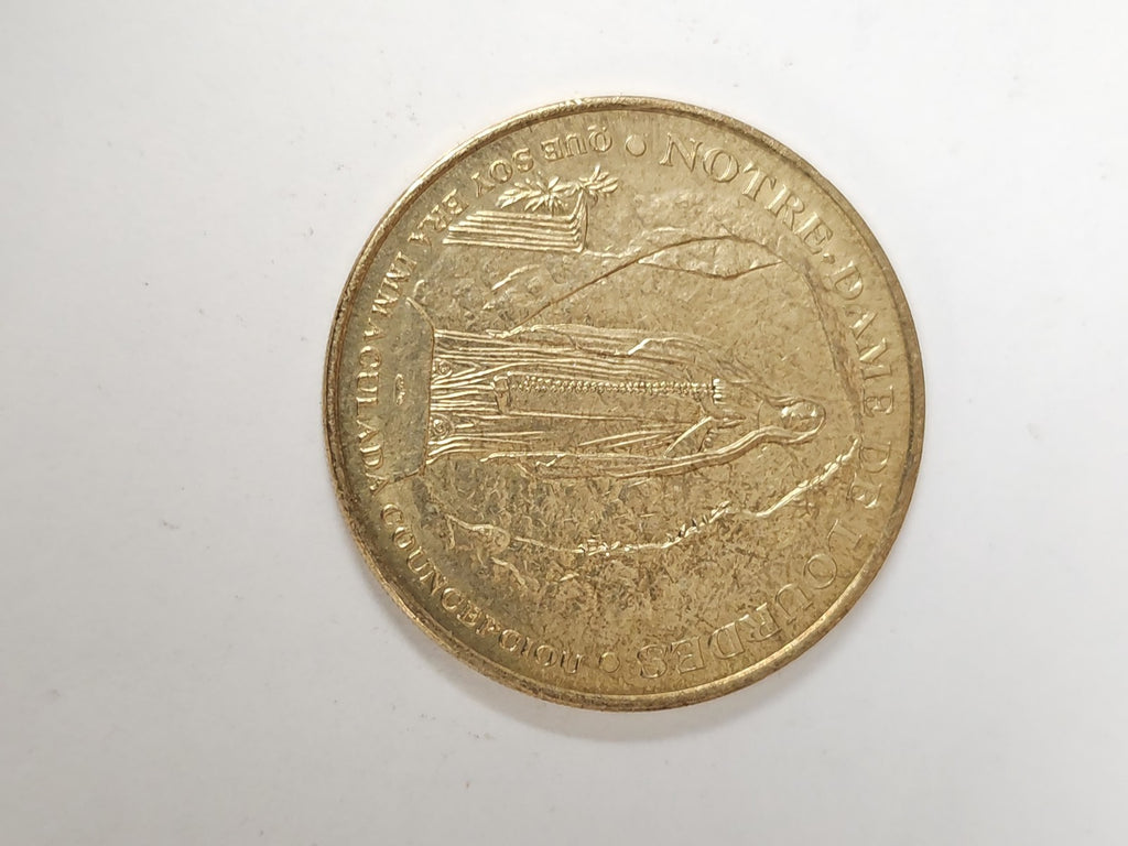 Pièce commémorative Lourdes ? souvenir religieux, jeton, médaille, occasion