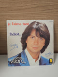 Vintage disque 45 tours ancien Hervé Vilard, vinyle rétro collection chanson fra