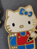 Pin's ancien Hello Kitty rétro vintage, badge collection, accessoire rare occasi