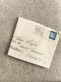 Lettre affranchie timbre Marianne 40c France enveloppe manuscrite philatélie