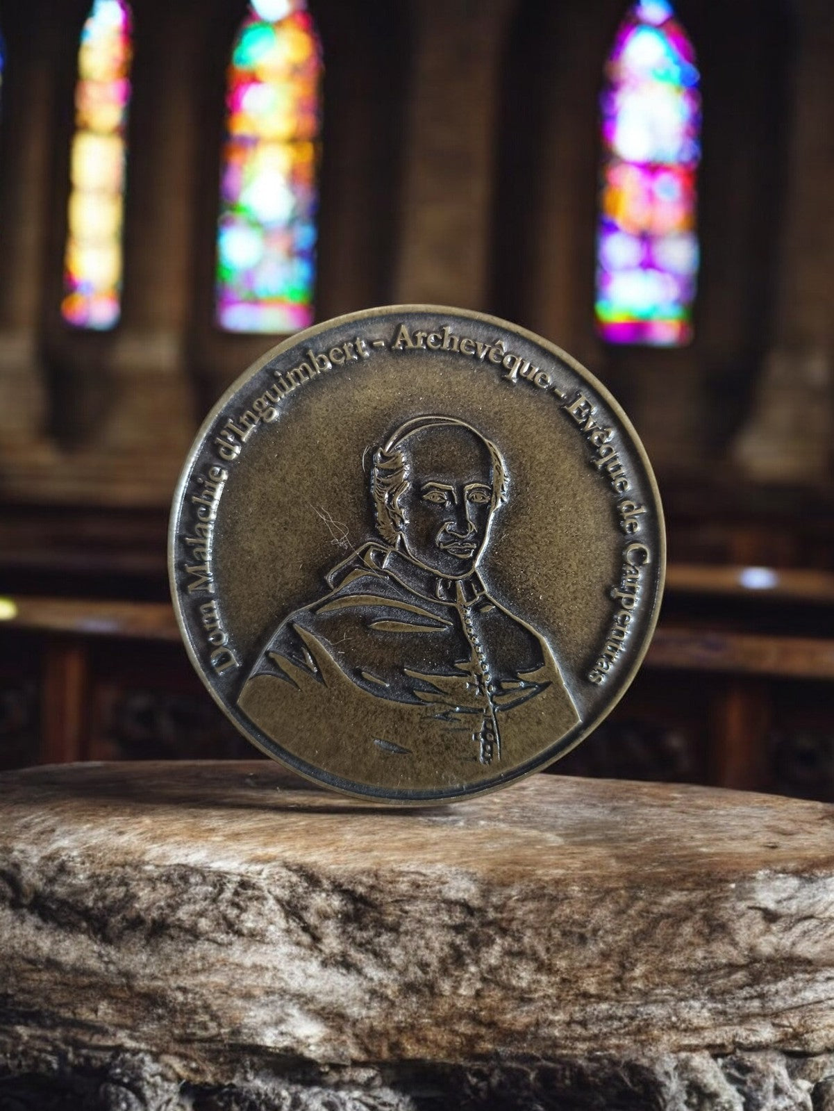 Médaille commémorative Dom Malachie d’Inguimbert évêque Carpentras XVIIIe s