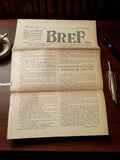 Journal ancien BREF 1925 presse théâtre Paris vintage rétro rare collection