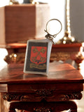 Porte-clés vintage Comtat Venaissin blason France publicitaire rétro