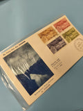 Ancienne enveloppe FDC Vietnam 1984 timbres Danhim hydroélectricité collection