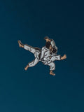 Pin's ancien judo vintage, arts martiaux, sport rétro publicitaire