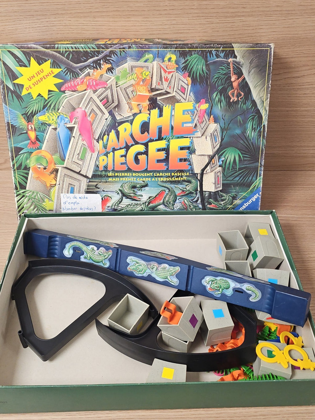 Jeu de société L'Arche Piégée Ravensburger occasion, completude non garantie