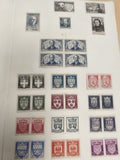 Lot timbres France anciens illustrés blasons La Pérouse portraits philatélie