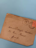 Lettre ancienne oblitérée manuscrite Marseille philatélie (Ref 3)