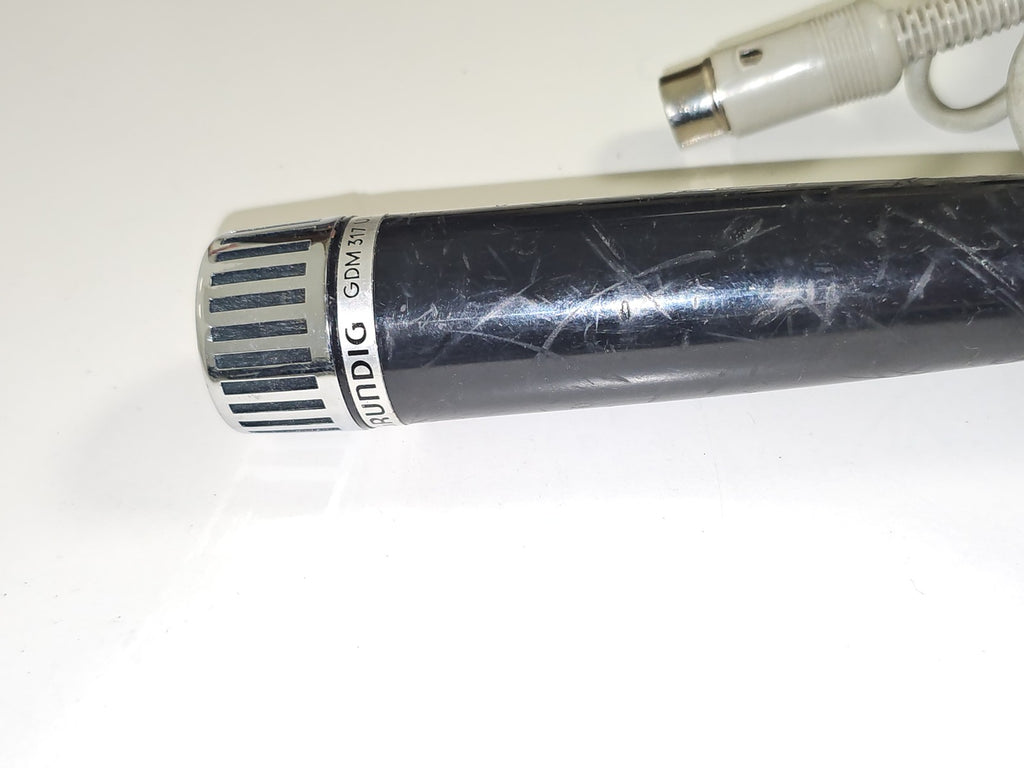 Microphone ancien Grundig GDM 317 vintage rétro rare collection audio allemand