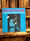 Vinyle 45T Christophe Les Mots Bleus ancien disque vintage chanson française rét