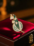 Pin's publicitaire vintage Fleurs Jalmont 1992 rétro émaillé rare