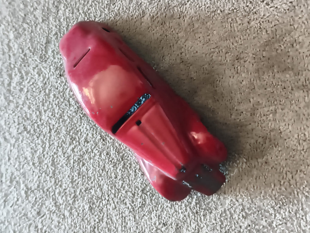 Carrosserie voiture miniature rouge Schuco, élément pièce détachée