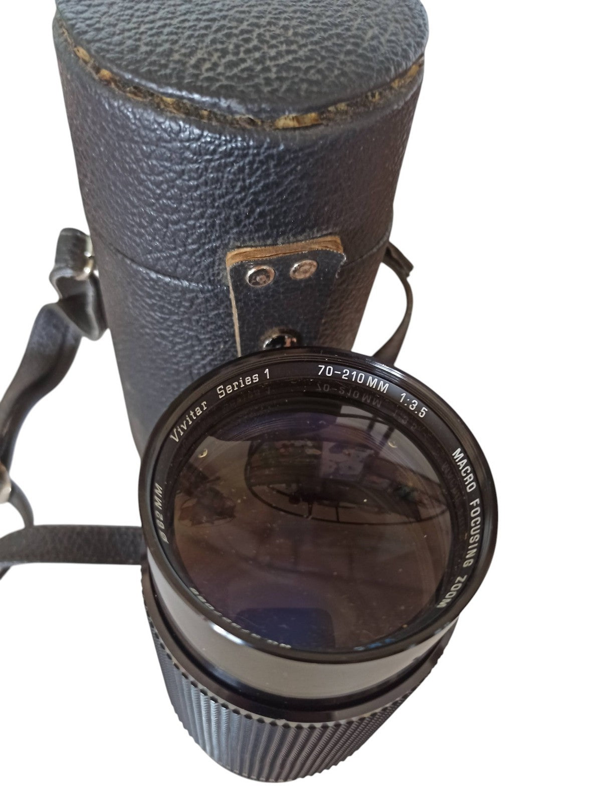 Objectif zoom Vivitar Series 1 70-210mm vintage avec étui rétro ancien