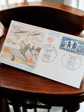 Lettre premier jour Normandie-Niemen 1969, timbre ancien, Libération, FDC